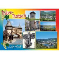Traben-Trarbach an der Mosel Postkarte Ansichtskarte...