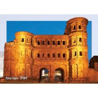 Trier Postkarten Ansichtskarten Porta Nigra bei Nacht