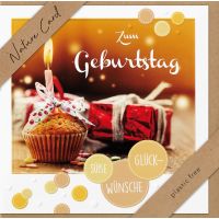 Sortiment Nature Cards Foto - 384 plastikfreie Glückwunschkartenmit Umschlägen - 64 Dekore - Bundle UVP: € 1148,16