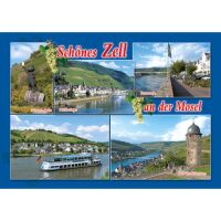 Zell an der Mosel Postkarte Ansichtskarte Motive 002...