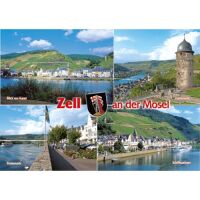 Zell an der Mosel Postkarte Ansichtskarte Motive 006...