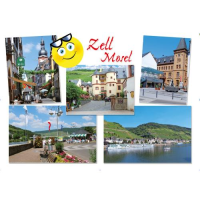 Zell an der Mosel Postkarte Ansichtskarte Motive 018...