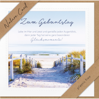 Sortiment Nature Cards Foto - 192 plastikfreie Karten mit Umschlägen - 64 Dekore mit Drehständer - Bundle UVP: € 574,08