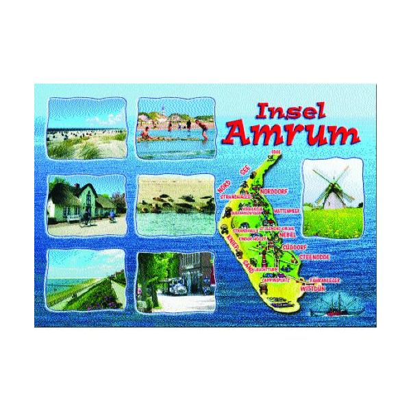 Insel Amrum Postkarten Motive 117