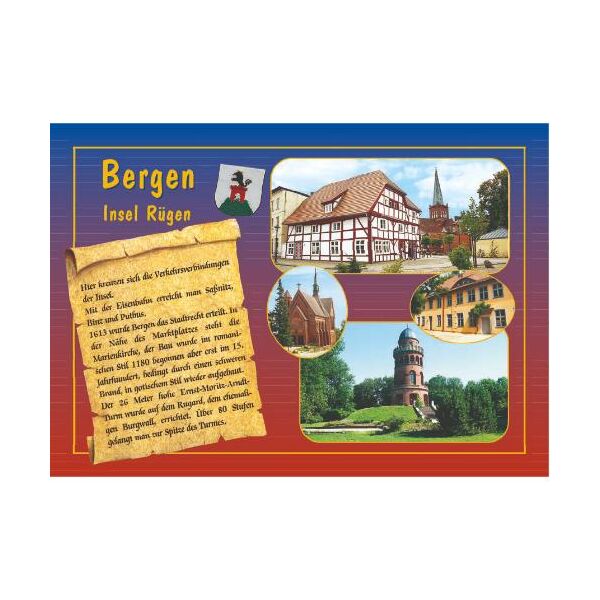 Bergen auf Rügen Postkarten Motive 005