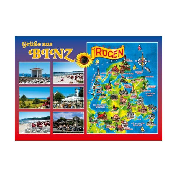 Bergen auf Rügen Postkarten Motive 005