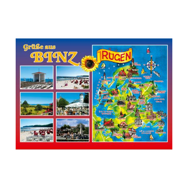 Bergen auf Rügen Postkarten Motive 005