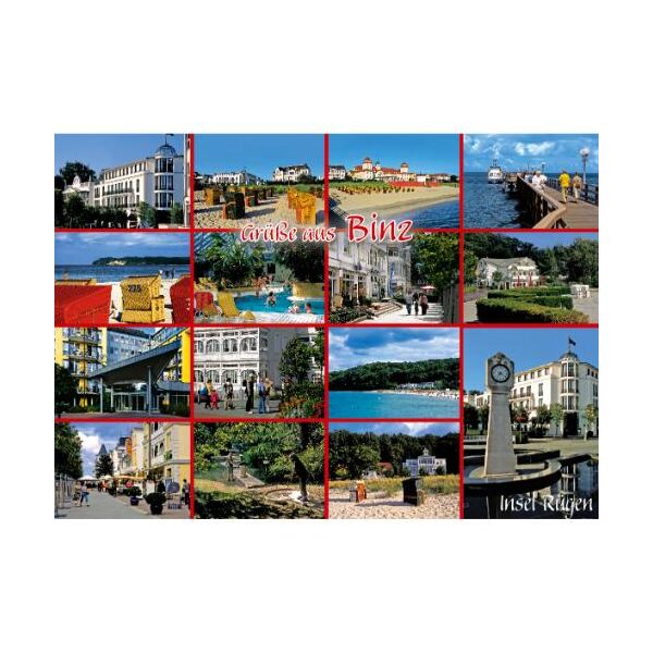 Binz auf Rügen Postkarten Motive 036