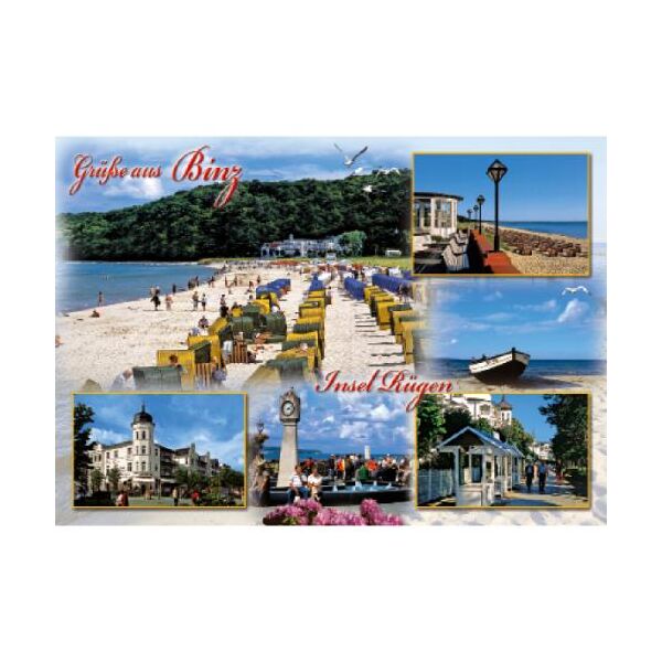 Binz auf Rügen Postkarten Motive 038
