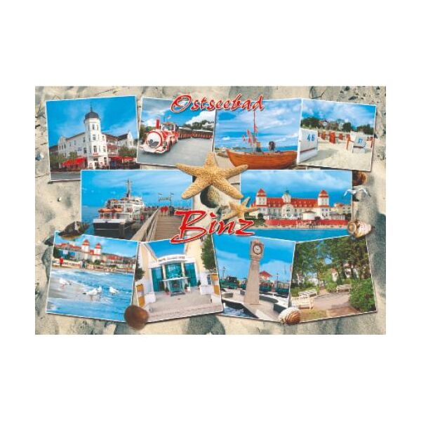 Binz auf Rügen Postkarten Motive 046