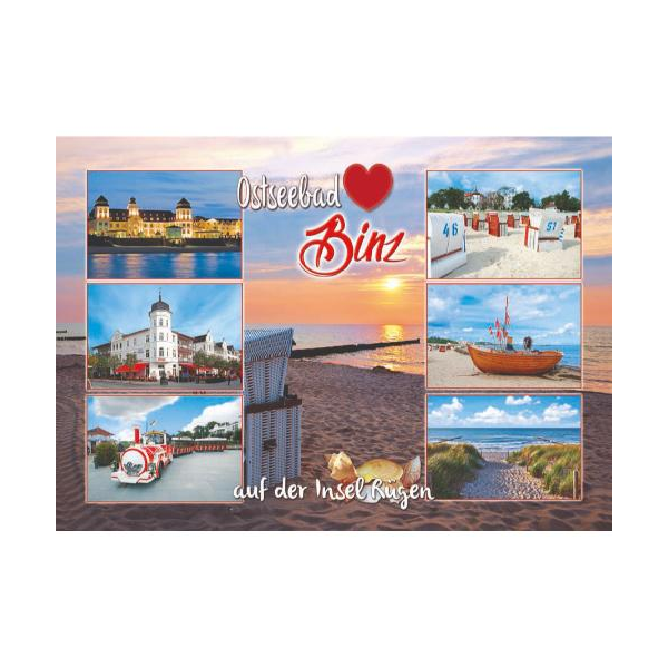 Binz auf Rügen Postkarten Motive 060