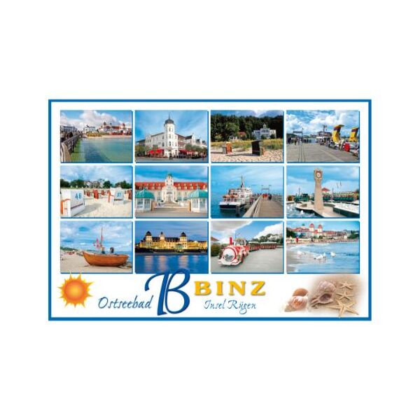 Binz auf Rügen Postkarten Motive 061