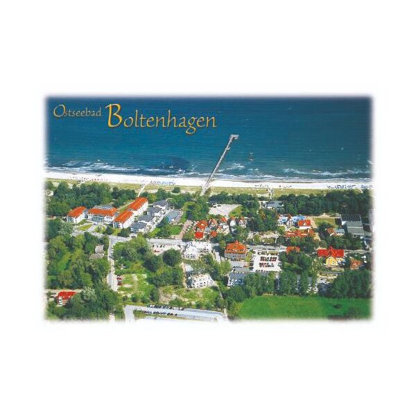 Boltenhagen Postkarte Ansichtskarte Motive 016 Kurpark von oben