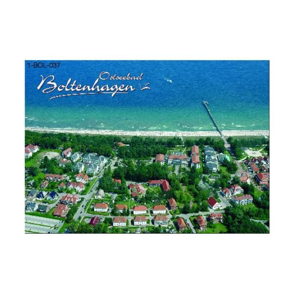 Ostseebad Boltenhagen Postkarte Ansichtskarte Motive 037 Kurpark von oben