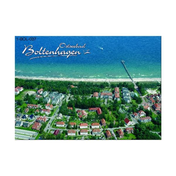 Ostseebad Boltenhagen Postkarte Ansichtskarte Motive 037 Kurpark von oben