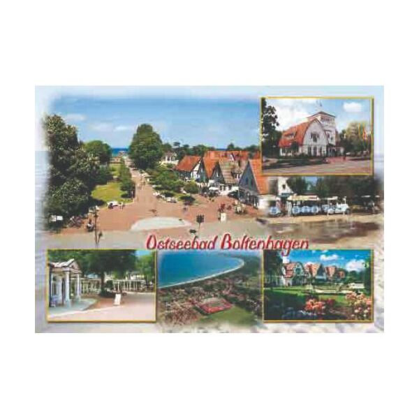 Ostseebad Boltenhagen Postkarte Motive 052 Touristenbahn Kurpark