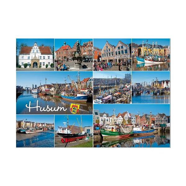Husum Postkarte Nordfriesland Schleswig-Holstein Fotomotive Bilder Ansichtskarte Weltpostkarte