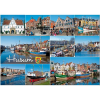 Husum Postkarte Nordfriesland Schleswig-Holstein...