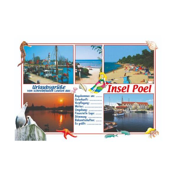 Insel Poel Postkarten Motive 039