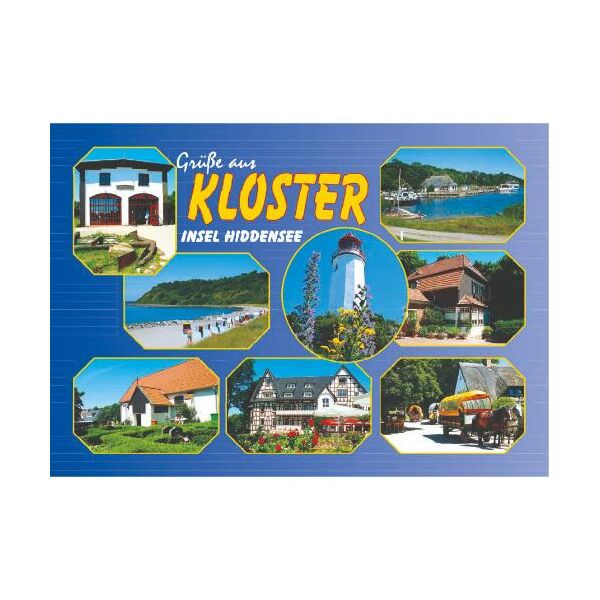 Kloster auf Hiddensee Postkarten Motive 001