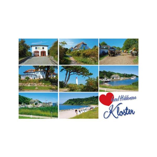 Kloster auf Hiddensee Postkarten Motive 004