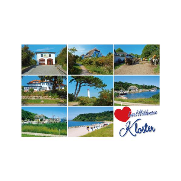 Kloster auf Hiddensee Postkarten Motive 004