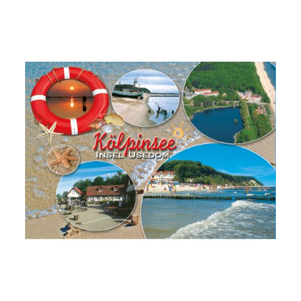 Kölpinsee auf Usedom Postkarten Motive 027