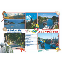 Mecklenburgische Seenplatte Postkarte Ansichtskarte...