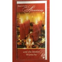 Advent Grußkarte - Besinnliche Adventstage -...