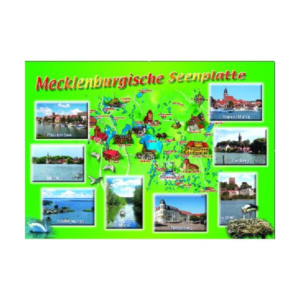 Mecklenburgische Seenplatte Postkarten Motive 034