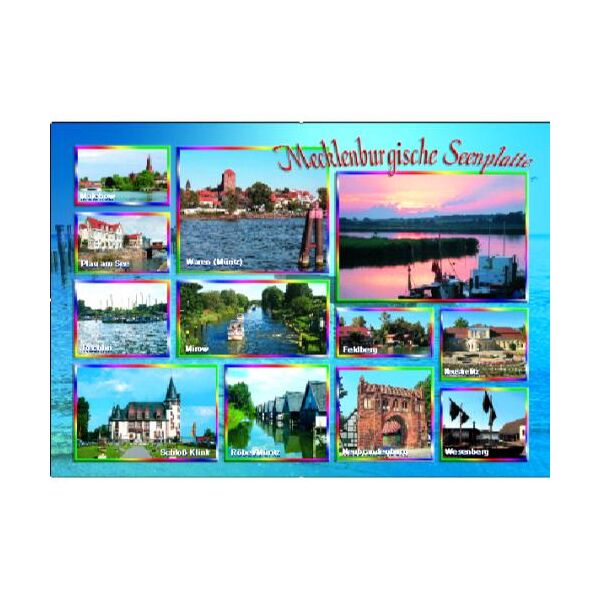 Mecklenburgische Seenplatte Postkarten Motive 035
