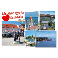 Mecklenburgische Seenplatte Postkarte Ansichtskarte...