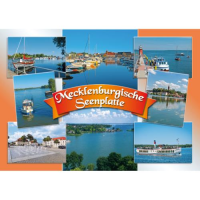 Mecklenburgische Seenplatte Postkarte Ansichtskarte...
