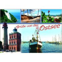 Ostsee Postkarten Ansichtskarten Leuchtturm Hafen Strand...