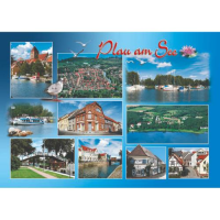 Plau am See Postkarte Ansichtskarte Motive 045...