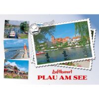 Plau am See Postkarte Ansichtskarte Motive 065 Luftkurort...