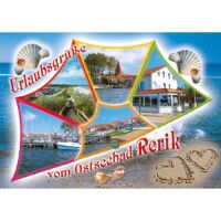 Rerik Postkarte Urlaubsgrüe vom Otseebad Rerik...