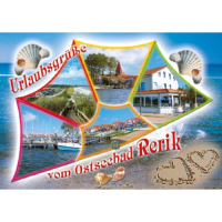 Rerik Postkarte Urlaubsgrüe vom Otseebad Rerik...