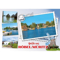 Röbel Postkarte Motive 062 Grüße aus...
