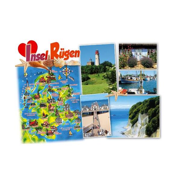 Insel Rügen Postkarten Motive 142