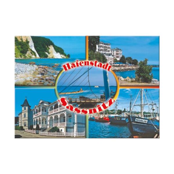 Sassnitz Postkarte Hafenstadt Sassnitz Ansichtskarte Ostsee