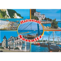 Sassnitz Postkarte Hafenstadt Sassnitz Ansichtskarte Ostsee
