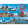 Wolgast Postkarte Ansichtskarte Motive 010 schönes Wolgast Rettungsring Schiffanleger