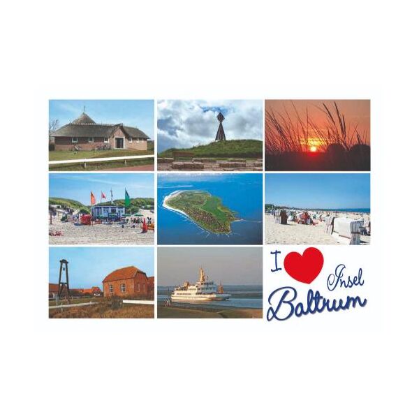Baltrum Postkarten Motive 081