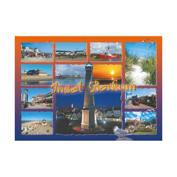 Borkum Postkarten Motive 110