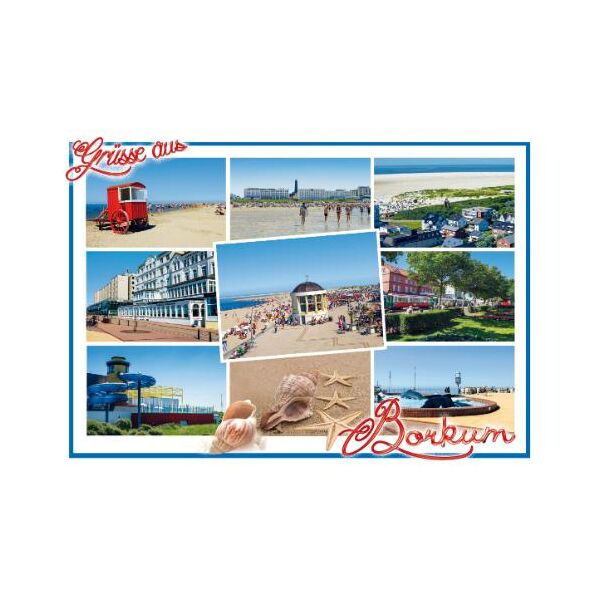 Borkum Postkarten Motive 137