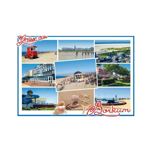 Borkum Postkarten Motive 137