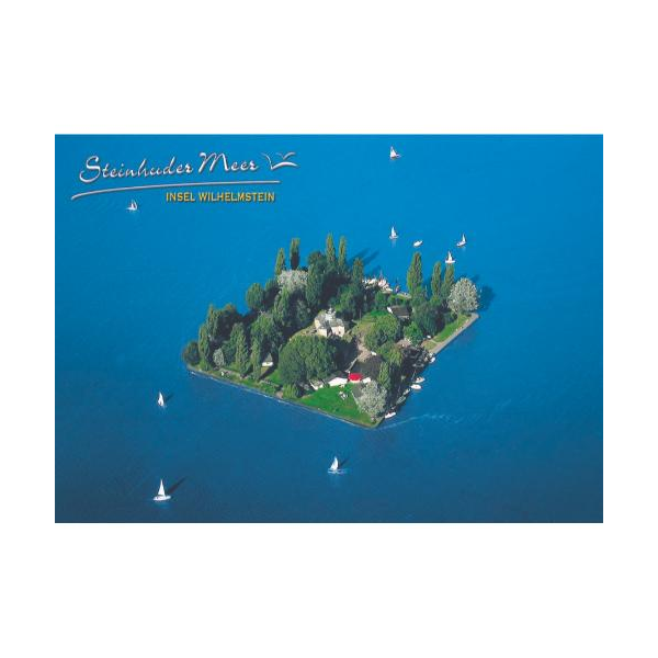 Steinhuder Meer Postkarten Motive 012 Segelboote Insel Wilhelmstein
