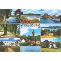 Feldberg Postkarte Mecklenburg-Vorpommern Ansichtskarte 8...