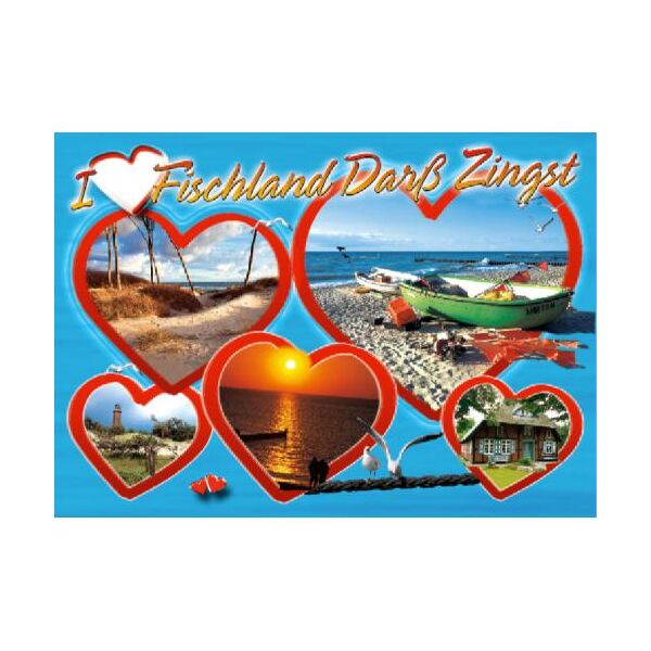 Fischland-Darß-Zingst Postkarten LUX Motive FDZ-001